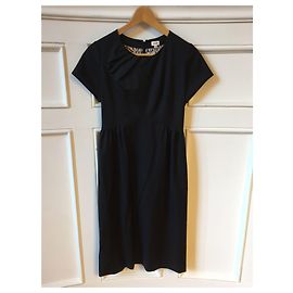 KENZO Dresses T.International M Wool Black