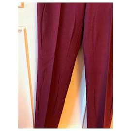 Gucci-GUCCI Trousers T.IT 42 Wool-Dark red