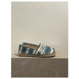 DIOR Espadrilles T.EU 37 Tessuto Blu