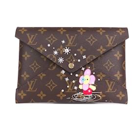 Louis Vuitton-LOUIS VUITTON Bolsas de mão T. Couro-Marrom