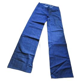Vanessa Bruno Jeans anchos, talla 38. Azul