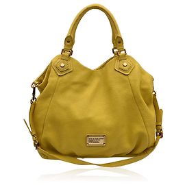 Marc by Marc Jacobs Borsa a spalla Fran in pelle gialla Giallo