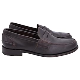 Church's- Church's Pembrey Loafers in Brown Calfskin Leather-Brown