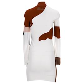 Fendi-Robe pull bodycon imprimée sirène Fendi en viscose multicolore-Autre,Imprimé python