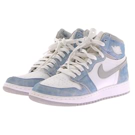 Autre Marque-JORDAN trainers T.EU 38.5 Leather-Blue