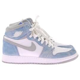 Autre Marque-JORDAN trainers T.EU 38.5 Leather-Blue