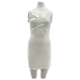 Autre Marque Non Signé / Unsigned dresses T.International XS Viscose White