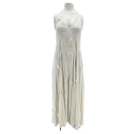 Robe Cult Gaia T.International S Viscose Blanc