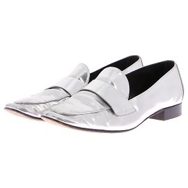 Diane Von Furstenberg flats T.EU 41 Patent leather Silvery