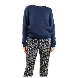 Apc Pull en laine mélangée bleu épais - taille S Bleu