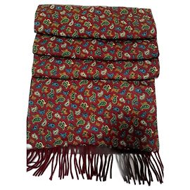 Autre Marque Herren Schals Bordeaux