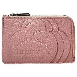 Tiffany & Co Monedero/Caso de Tarjeta Tiffany Pink Rosa