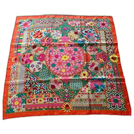 Hermès Sciarpe di Seta Multicolore
