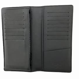 Louis Vuitton-Louis Vuitton Aerogram Portefeuille Brazza Bi-fold Wallet-Black
