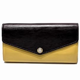 Louis Vuitton-Louis Vuitton Epi Portefeuille Sarah M60529 Long Wallet-Brown,Other