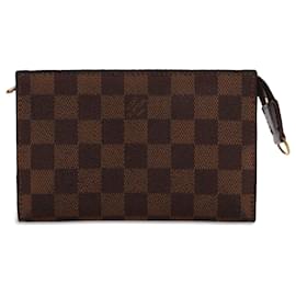 Louis Vuitton-Bolsa bucket Marais Damier Ebene marrom Louis Vuitton-Marrom