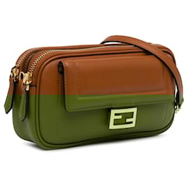 Fendi-Fendi Brown Easy 2 Baguette Bag-Brown