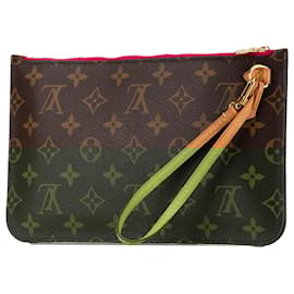 Louis Vuitton-Pochette Neverfull Monograma Marrom Louis Vuitton-Marrom