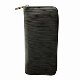 Louis Vuitton-Louis Vuitton Epi Zippy Wallet Vertical M60965-Black