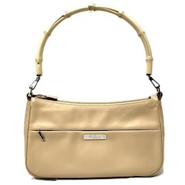 Gucci-Gucci Bamboo 001 3865 Handbag-Beige