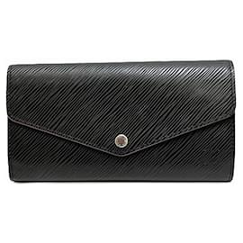 Louis Vuitton-Louis Vuitton Epi Portefeuille Sarah Long Wallet-Black,Pink