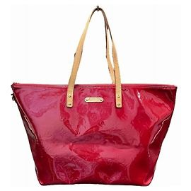 Sac à main Vernis Bellevue GM de Louis Vuitton Bordeaux