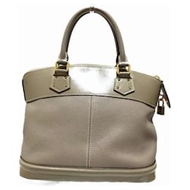 Louis Vuitton-Louis Vuitton Suhali Lockit PM Handbag-Brown