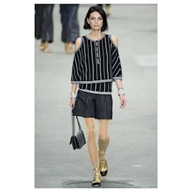Chanel-2015 15S Chanel & Karl Lagerfeld 2015 Long Runway Shorts-Multiple colors