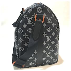 Louis Vuitton-Louis Vuitton Monogram Ink Upside Down Speedy Bandouliere 40 Shoulder Bag-Black