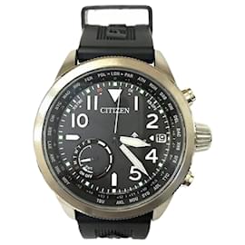 Citizens of Humanity-Citizen Promaster Eco-Drive F150-S113504 Solar Watch-Black