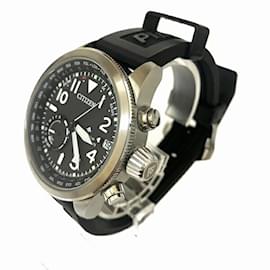 Citizens of Humanity-Citizen Promaster Eco-Drive F150-S113504 Solar Watch-Black