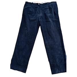 Burberry-Pants-Navy blue