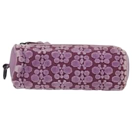 Autre Marque-BOTTEGA VENETA Pouch Velor Outlet Pink Auth bs17359-Pink