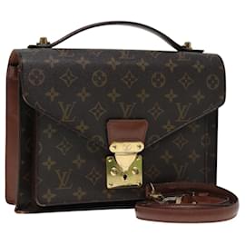 Louis Vuitton-LOUIS VUITTON Monogram Monceau 28 Hand Bag 2way M51185 LV Auth 87562-Monogram