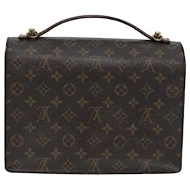 Louis Vuitton-LOUIS VUITTON Monogram Monceau 28 Hand Bag 2way M51185 LV Auth 87562-Monogram