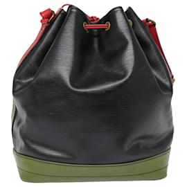 Louis Vuitton-LOUIS VUITTON Epi Noe Shoulder Bag By color Black Red M44017 LV Auth 87772-Black,Red