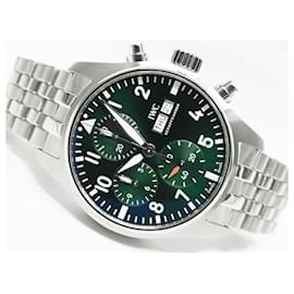 IWC-IWC Pilot's watch Chronograph 41 green Bracelet Specification IW388104 Mens-Silvery