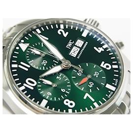 IWC-IWC Pilot's watch Chronograph 41 green Bracelet Specification IW388104 Mens-Silvery
