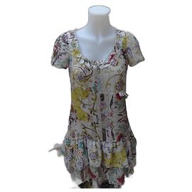 Robe Etro en soie multicolore Multicolore