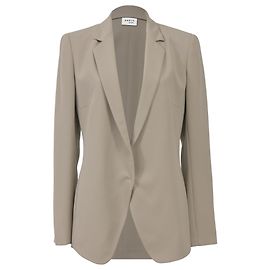 Akris Punto einreihiger Blazer aus beiger Viskose Beige