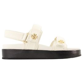 Kira Sport Sandals - Tory Burch - Leather - New Ivory White