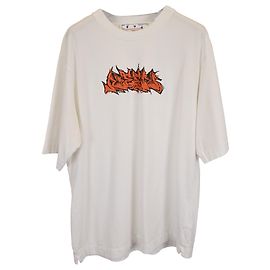 Off White Camiseta de algodón blanco con estampado de logo Off-White Otro