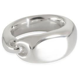 Georg Jensen Reflection Signet Ring in  Sterling Silver Silvery Metallic