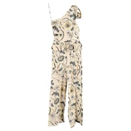 Ulla Johnson-Ulla Johnson Solana Jumpsuit in Yellow Cotton-Other