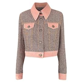 Chanel-Chanel 2018 Pink Denim Jacket-Pink