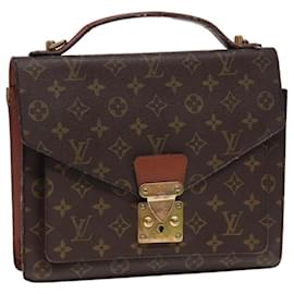Louis Vuitton-LOUIS VUITTON Monogram Monceau 28 Hand Bag 2way M51185 LV Auth 86352-Monogram