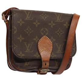 Louis Vuitton-LOUIS VUITTON Monogram Cartouchiere PM Shoulder Bag M51254 LV Auth bs17077-Monogram