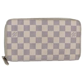 Louis Vuitton-LOUIS VUITTON Damier Azur Zippy Organizer Long Wallet N60012 LV Auth 87355-Other