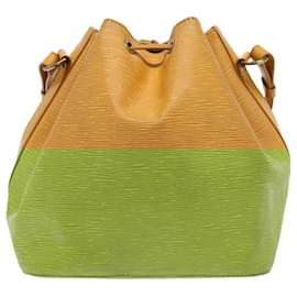 Louis Vuitton-LOUIS VUITTON Epi Petit Noe Shoulder Bag Yellow M44102 LV Auth 87926-Yellow