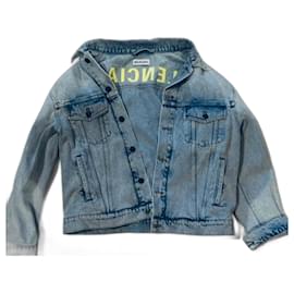 Veste orders en jean rose balenciaga